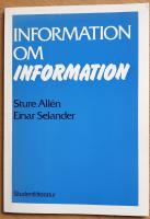 Information om information.