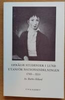 Ofr&auml;lse studenter i Lund utanf&ouml;r nationsindelningen 1710-1814.