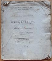 Certamen Sueonum et Gothorum de Rege Eligendo, Dissertatio Academica, I-III.
