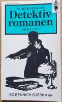 Forskning om detektivromanen 1907-77. En kritisk granskning av viktigare insatser i England, USA, Frankrike och Tyskland.