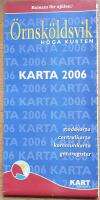 &Ouml;rnsk&ouml;ldsvik, H&ouml;ga kusten. Karta 2006. Stadskarta, centralkarta, kommunkarta, gaturegister.