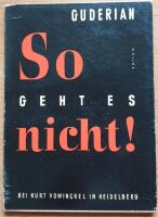 So geht es nicht! Ein Beitrag zur Frage der Haltung Westdeutschlands.