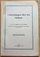 Untersuchungen &uuml;ber den Stallmist.