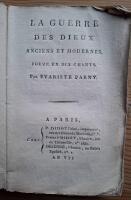 La Guerre des Dieux anciens et modernes. Po&egrave;me en dix chants.