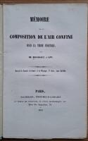 M&eacute;moire sur la Composition de l'Air Confin&eacute; dans la Terre V&eacute;g&eacute;tale.