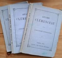 Affaire Cl&eacute;menceau. M&eacute;moire de l'accus&eacute;. I-III.