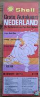 Shell. Grote Autokaart Nederland. 