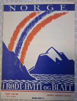 Norge i r&ouml;dt, hvitt og bl&aring;tt.