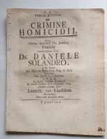 Theses Juridicae de Crimine Homicidii.