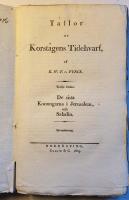 Taflor ur Korst&aring;gens Tidehvarf. Tredje Delen: De sista Konungarna i Jerusalem, och Saladin.