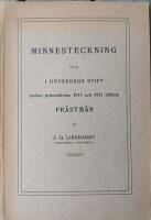 Minnesteckning &ouml;fver i G&ouml;teborgs stift mellan pr&auml;stm&ouml;tena 1915 och 1921 aflidna pr&auml;stm&auml;n