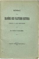 Bidrag till Skan&ouml;rs och Falsterbo historia under 17- och 1800-talen