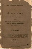 Reseminnen p&aring; vers och prosa samlade under en f&auml;rd fr&aring;n Falsterbo till Haparanda genom alla Sveriges 90 st&auml;der under &aring;ren 1873-77