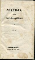 Nautilia eller En Christen p&aring; Hafvet