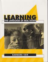 Learning the Language of Real Estate