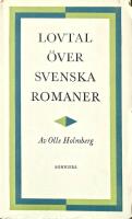 Lovtal &ouml;ver svenska romaner
