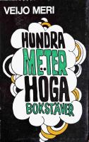 Hundra meter h&ouml;ga bokst&auml;ver