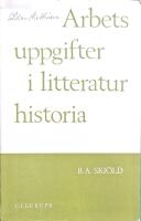 Arbetsuppgifter i litteraturhistoria