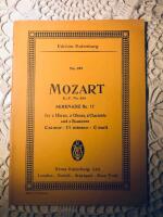 Serenade No 12 for 2 Horns 2 Oboes 2 Clarinets and 2 Bassoons , C minor