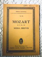 Missa Brevis K V nr 194