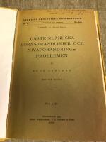  SGU N.o 391G&auml;strikl&auml;ndska fornstrandlinjer och niv&aring;f&ouml;r&auml;ndringsproblemen