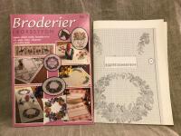 Broderier i korsstygn Nr 7 l&ouml;pare, dukar, tavlor, bonader m m, jul-, p&aring;sk-, barn-, blomster- och andra motiv]
