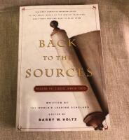 Back to the sources : reading the classic Jewish texts