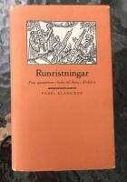 Runristningar : fr&aring;n spjutspetsen i Stabu till Anna i &Auml;lvdalen