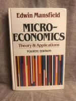 Microeconomics. Theory & Applications .