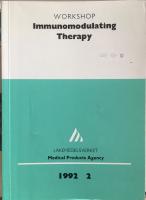 Immunomudulating therapy: WORKSHOP