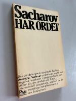 Sacharov har ordet