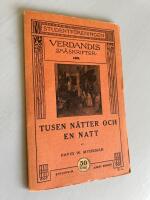 Tusen n&auml;tter och en natt (Verdandis sm&aring;skrifter)