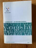 Flerspr&aring;kighet : en forsknings&ouml;versikt