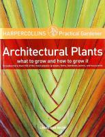 ARCHITECTURAL PLANTS &ndash; What to Grow and How to Grow It