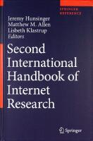 Second International Handbook of INTERNET RESEARCH