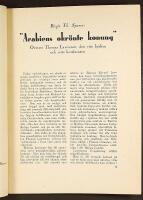 HALLS BERÄTTELSER – Månadstidskrift N:r 11, 1933 – "Arabiens okrönte konung", överste Thomas Lawrence …
