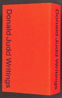 DONALD JUDD WRITINGS