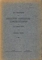 Zur Geschichte der absoluten Partizipialkonstruktionen im Lateinischen