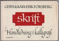 Skrift : handledning i kalligrafi