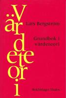 Grundbok i v&auml;rdeteori