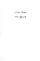 Teosofi : introduktion i &ouml;versinnlig kunskap om v&auml;rlden och m&auml;nniskans best&auml;mmelse
