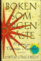 Boken som ingen l&auml;ste : i sp&aring;ren av Copernicus revolution