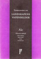 Ale - Temanummer om Landskapens Vapenbilder