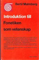 Introduktion till fonetiken som vetenskap