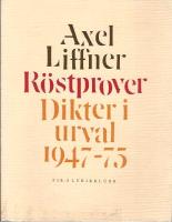 R&ouml;stprover, dikter i urval 1947-75