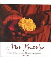 M&ouml;t Buddha, fotografier fr&aring;n Bodh Gaya, verser ur Dhammapada