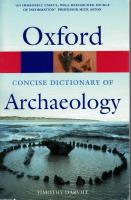 The concise Oxford dictionary of archaeology 