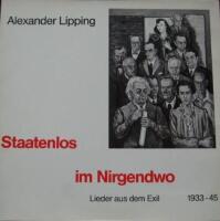 Staatenlos im Nirgendwo - Lieder aus dem Exil 1933-45