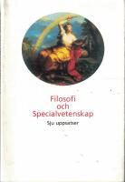 Filosofi och Specialvetenskap. Sju uppsatser