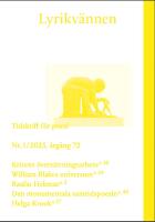 Lyrikv&auml;nnen : tidskrift f&ouml;r poesi. Nr. 1 2025